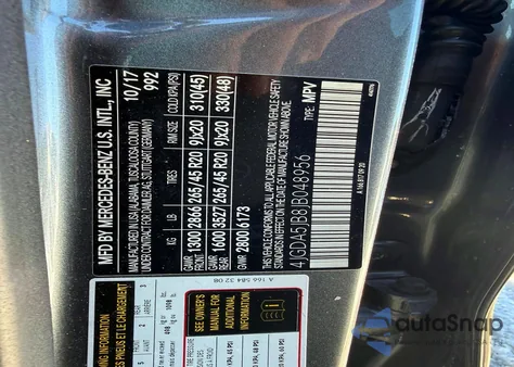 2018 Mercedes-Benz Gle 350 z USA, uszkodzony, nr VIN 4JGDA5JB8JB048956